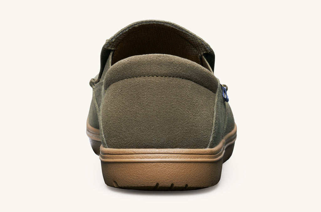 Pánské Drifter Lems Boty Slip On Olivy Zelené | MKP1280GI