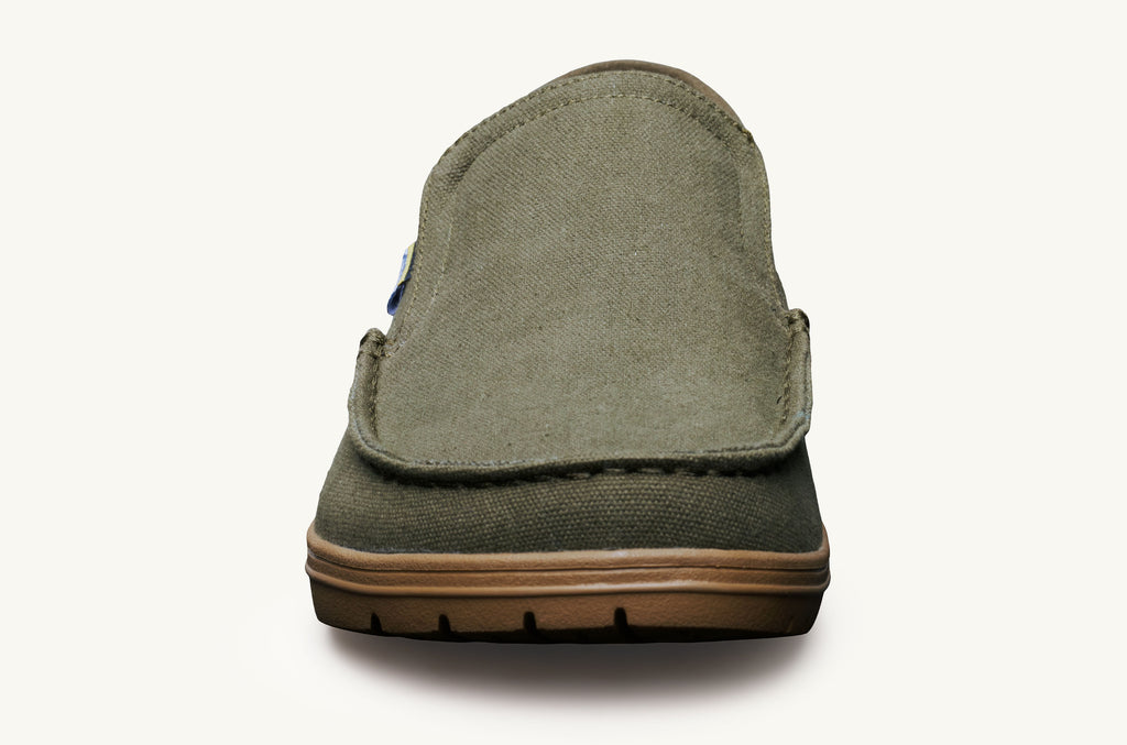 Pánské Drifter Lems Boty Slip On Olivy Zelené | MKP1280GI