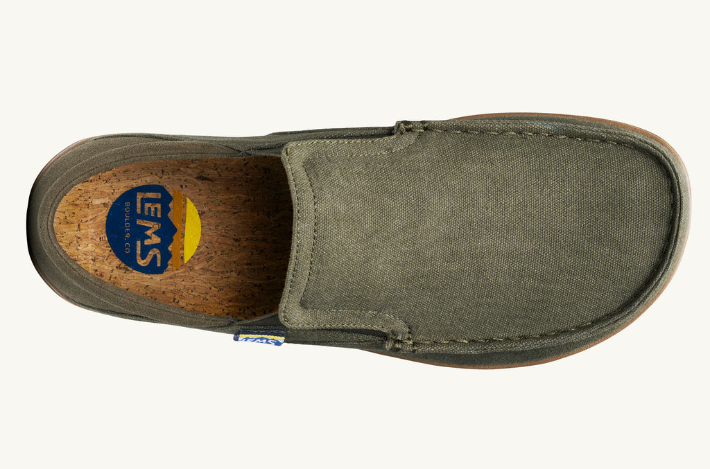 Pánské Drifter Lems Boty Slip On Olivy Zelené | MKP1280GI