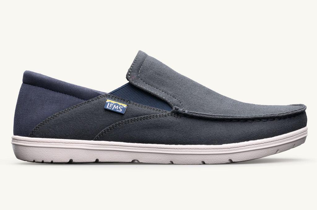Pánské Drifter Lems Boty Slip On Šedé Tmavě Blankyt | GYQ6514OL