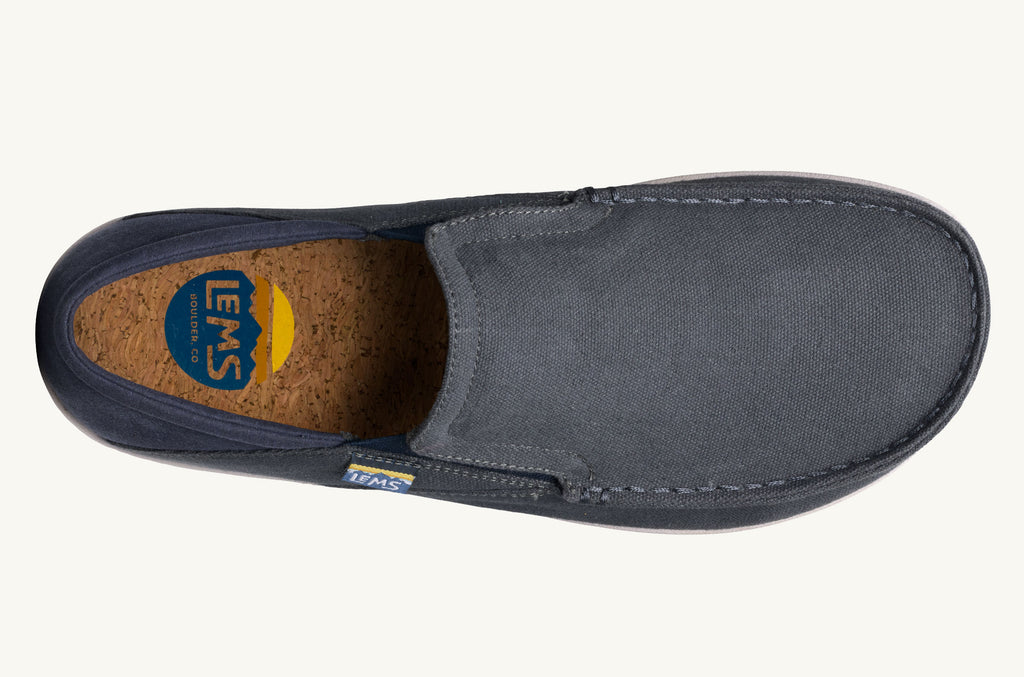 Pánské Drifter Lems Boty Slip On Šedé Tmavě Blankyt | GYQ6514OL